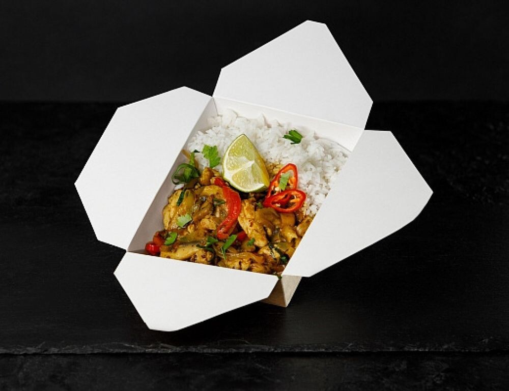 Желтый карри с цыпленком