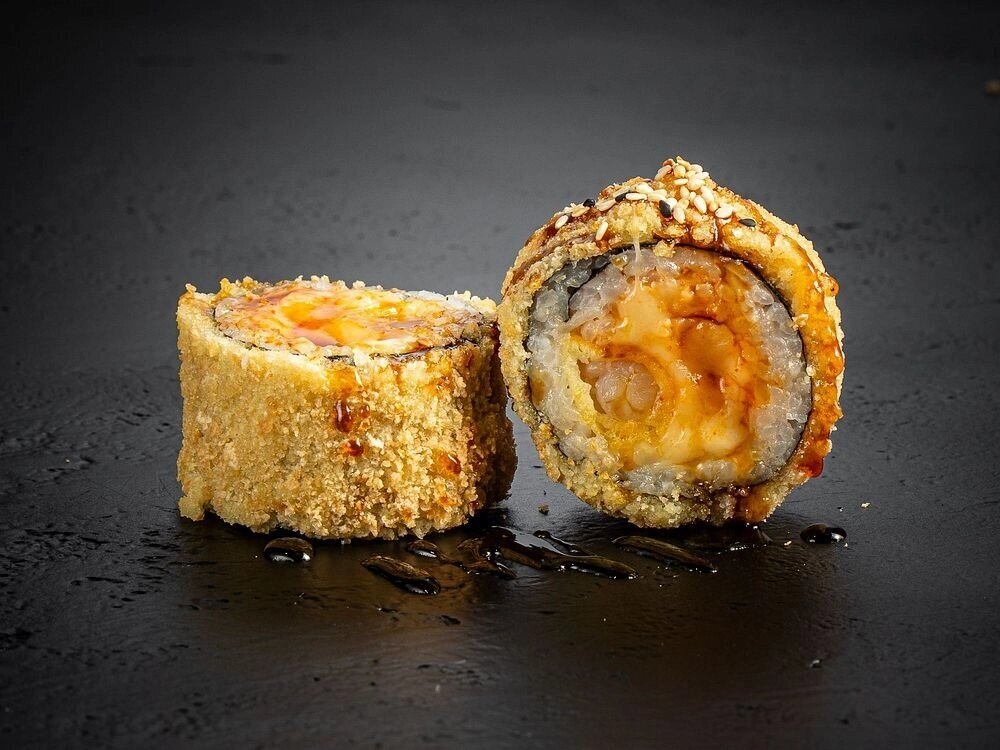 Жареный с цыпленком