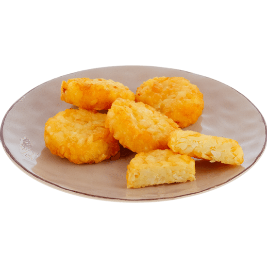 Хашбраун с картошкой и луком