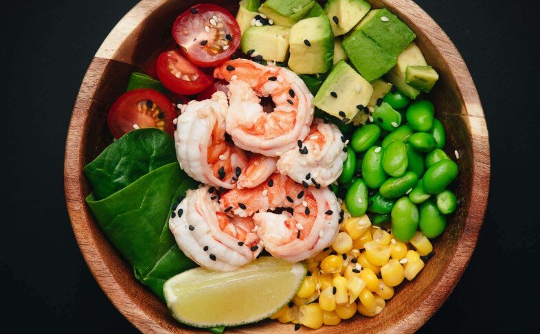 Поке с креветкой