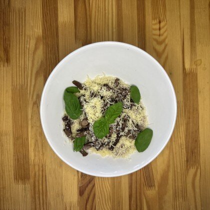 Тальятелле с говядиной