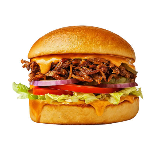 Бургер с Рваной говядиной