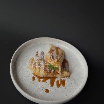 С яблоками и корицей