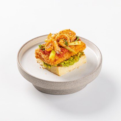 Катсу омлет креветка