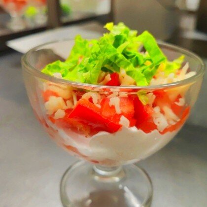 Салат Красное море