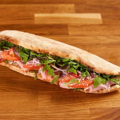 Чиабатта с ветчиной