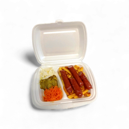 Фри с колбаской гриль