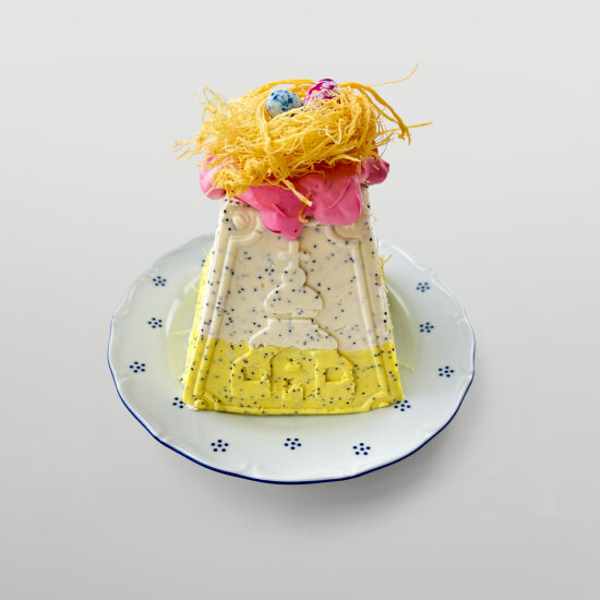 Пасха творожная "Лимон и мак"