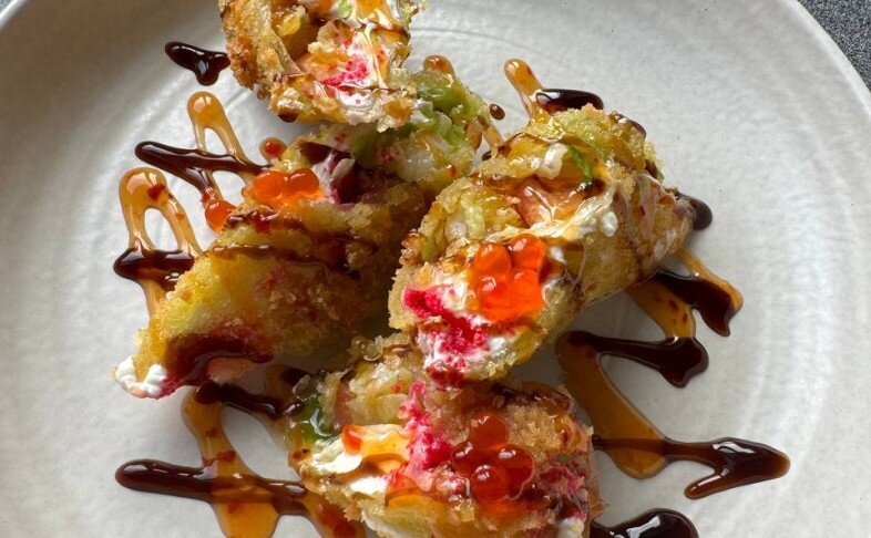 Спринг-ролл с креветкой