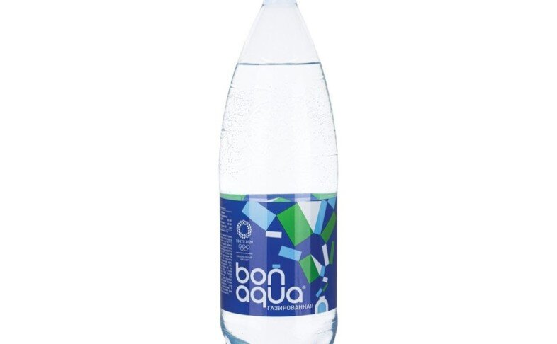 BonAqua газ 1 л