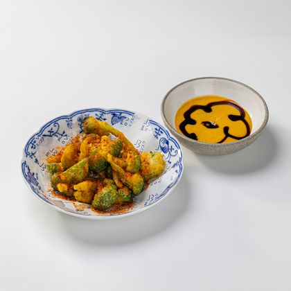 Брокколи с кремом васаби