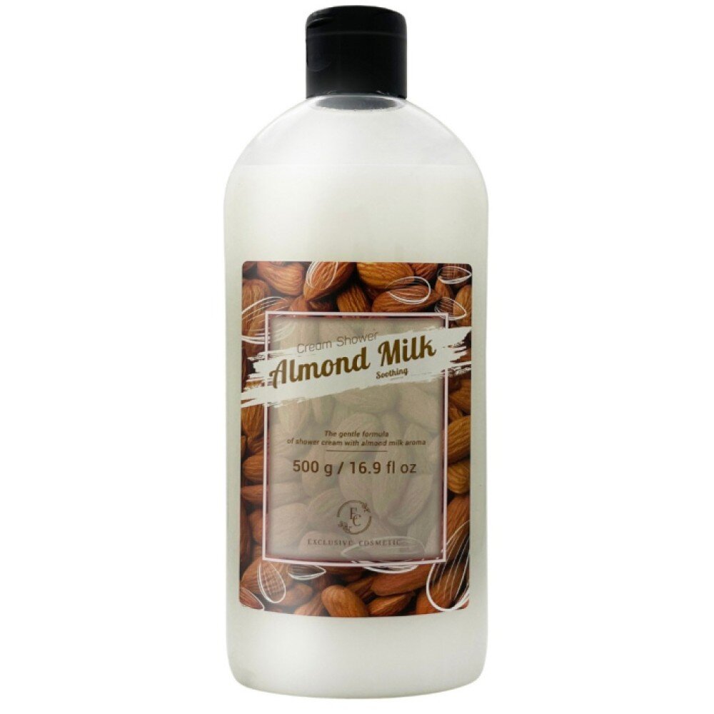 Крем-душ МИНДАЛЬНОЕ МОЛОЧКО успокаивающий 500г / Soothing cream shower ALMOND MILK 500 g