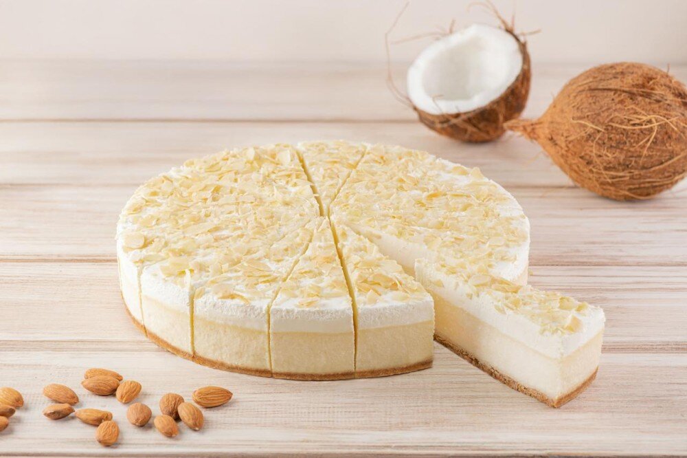 Чизкейк "Кокос-миндаль"