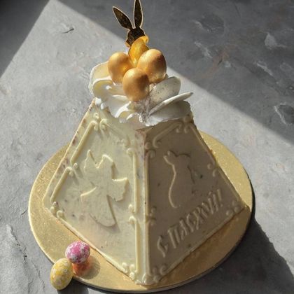 Творожная пасха "Фундук-вяленая клюква"