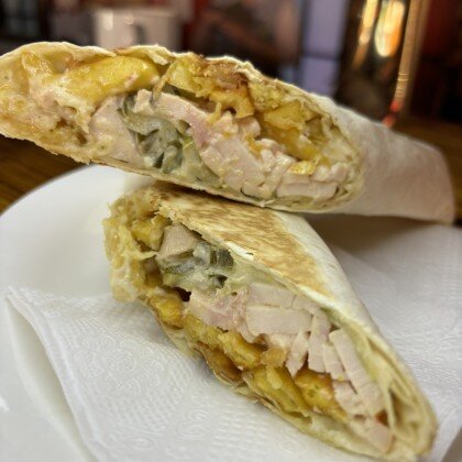 Острая с курицей