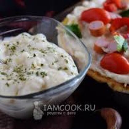 Соус сливочно -чесночный