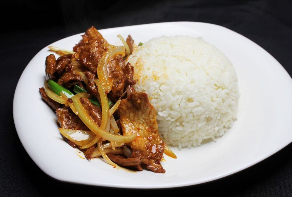 518 Свинина в тмине и рис