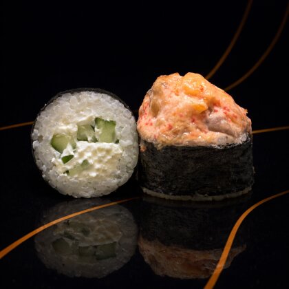 Татаки с окунем