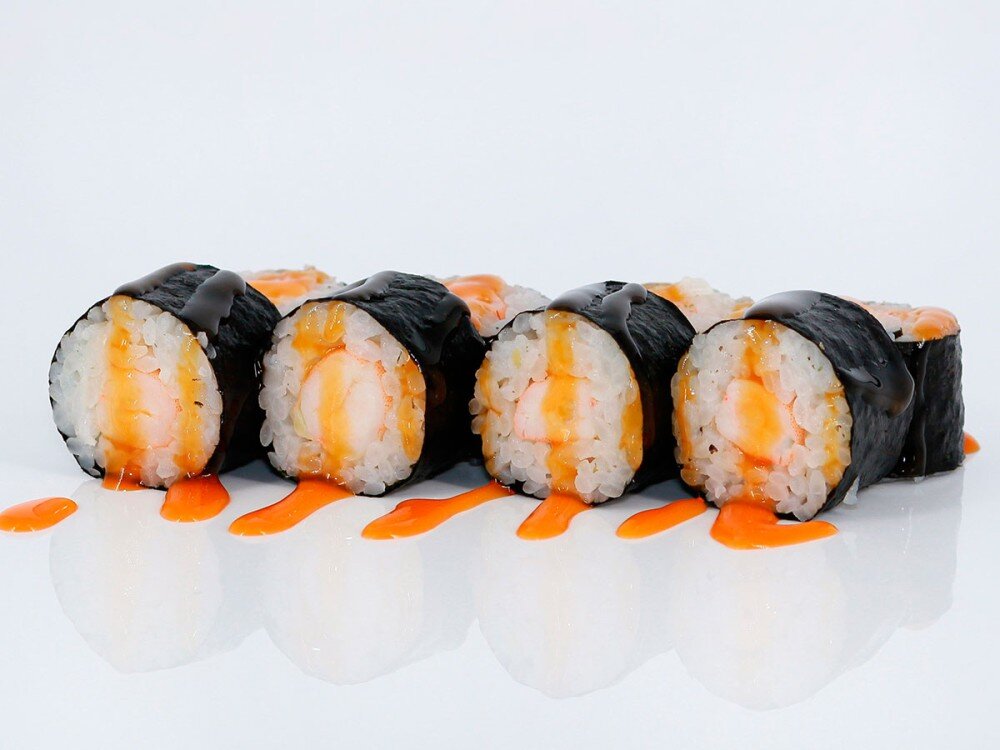 Маки(мини) с креветкой