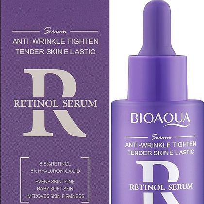 Сыворотка с ретинолом против морщин
Bioaqua Anti-Wrinkle Tighten Tender Skin Retinol Serum