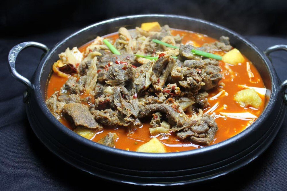 201 Тушеная говядина с тофу и картофелем