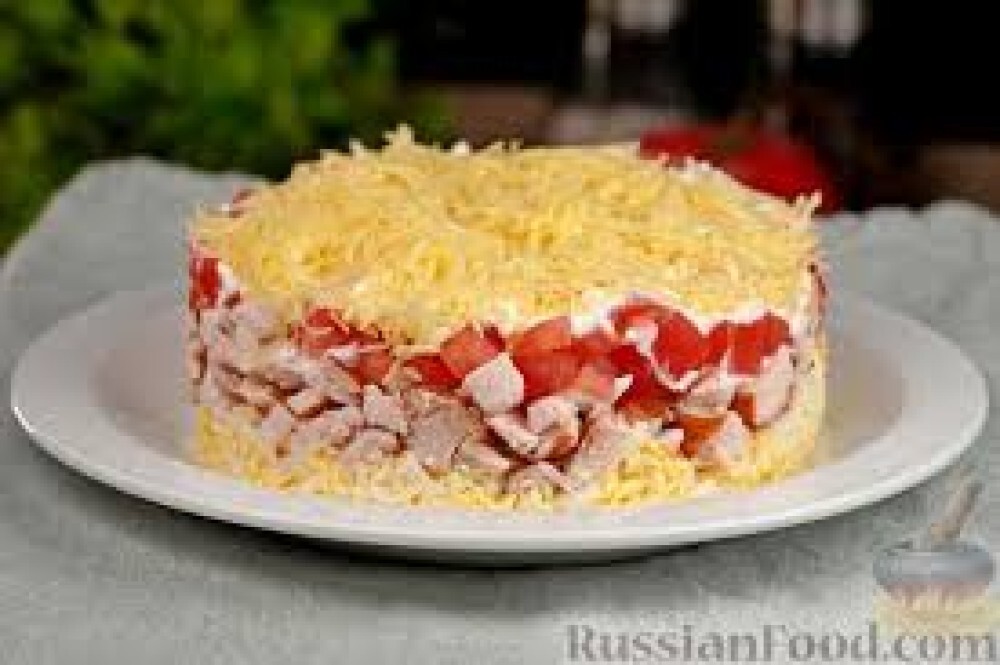 Салат Слоеный