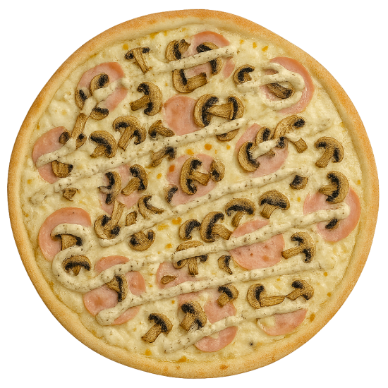 Пицца "Ветчина и грибы"