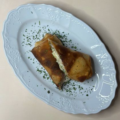 Блин с ветчиной и сыром