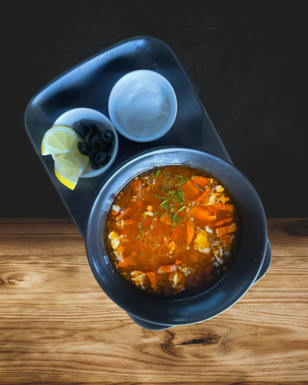 Солянка сборная со сметаной