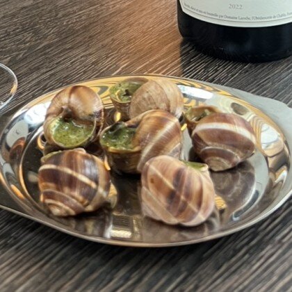 Улитки по-бургундски