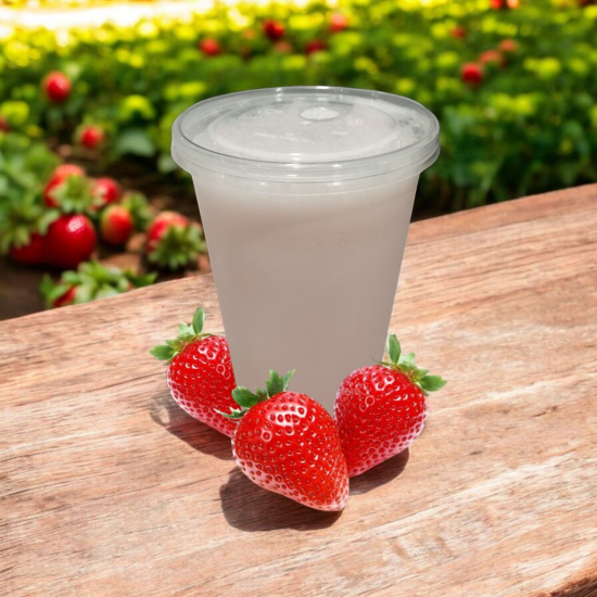 Молочный коктейль клубника