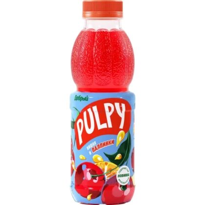 Напиток сокосодержащий «Добрый Pulpy» Вишня, 0,45л