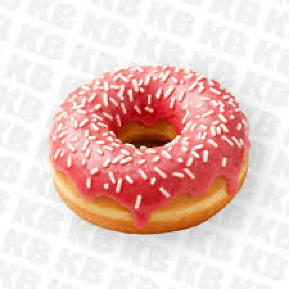 Донат малиновый