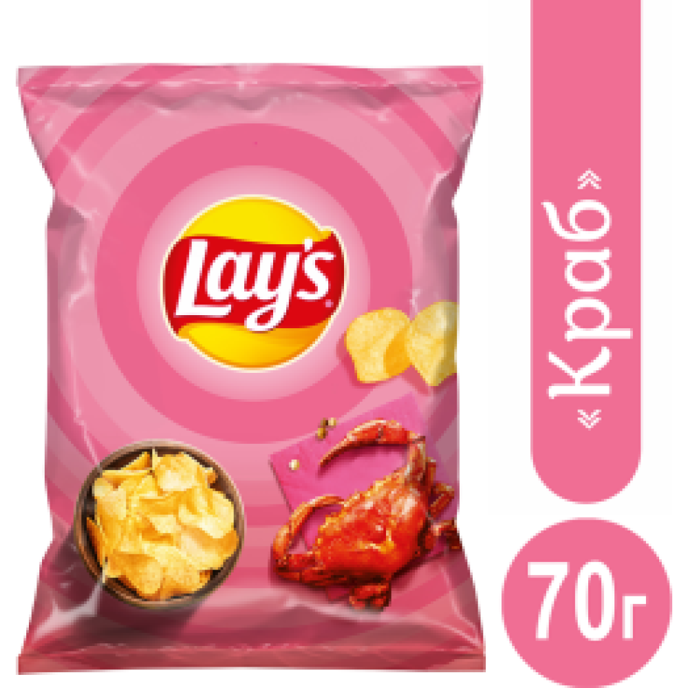 ЧИПСЫ "LAYS" КРАБ