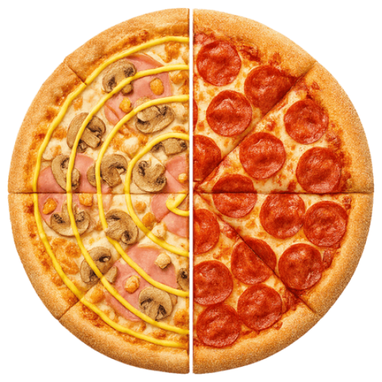 Пицца «Две половинки»