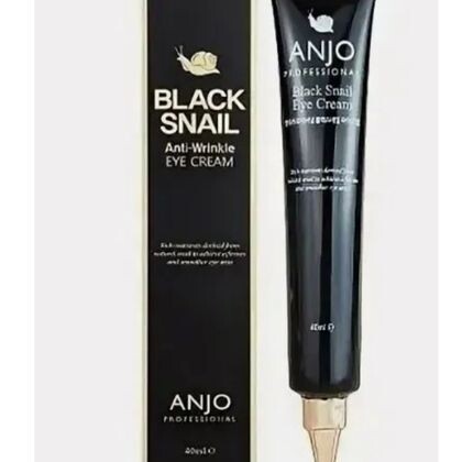 ANJO Professional Black Snail Anti-Wrinkle Eye Cream (антивозрастной крем для кожи вокруг глаз с муцином черной улитки)