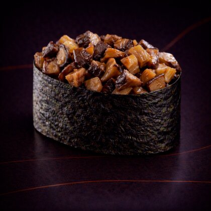 Гункан с шиитаке