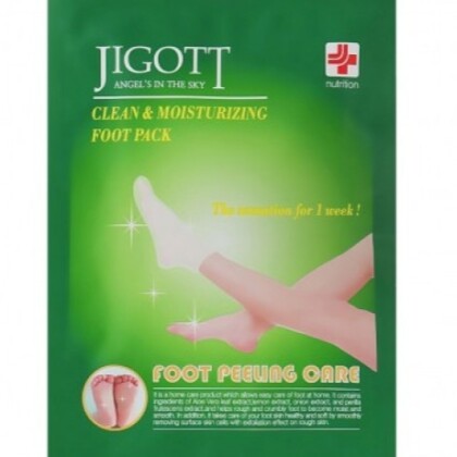 Маска-носочки для пилинга ног Jigott Clean & Moisturizing Foot Pack