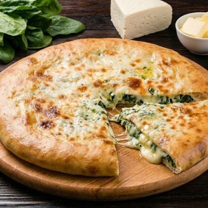 Пирог со шпинатом и сыром