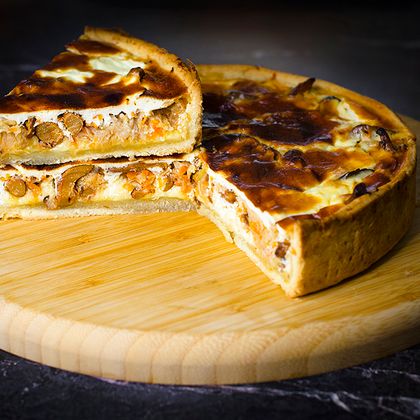 Киш "Лисички и капуста"