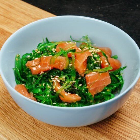 Чука с лососем