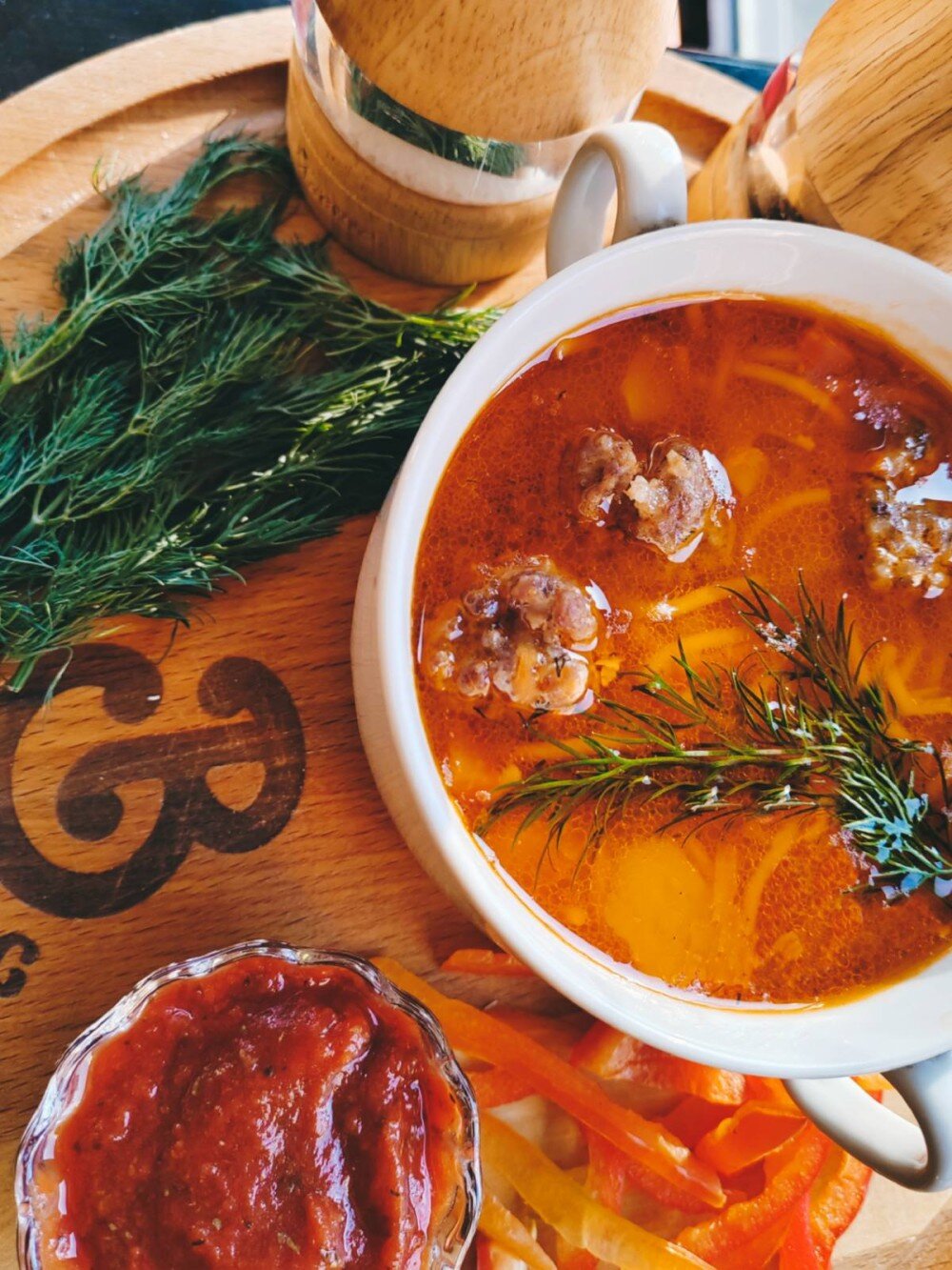 Суп с фрикадельками