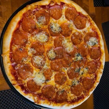 Пицца Пепперони с сыром дор блю