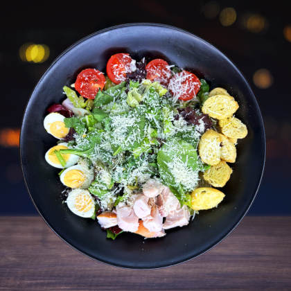 Цезарь с копчёной курицей