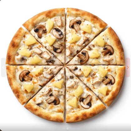 Ананас с грибами