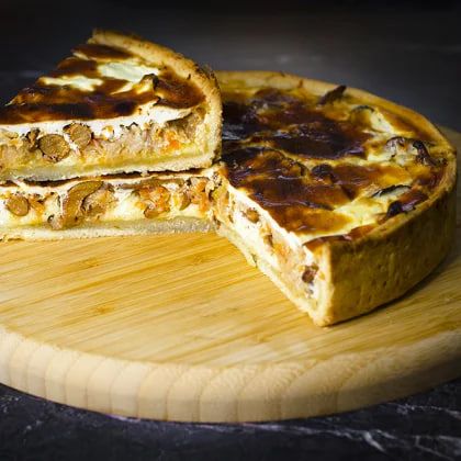 Киш "Лисички и капуста"