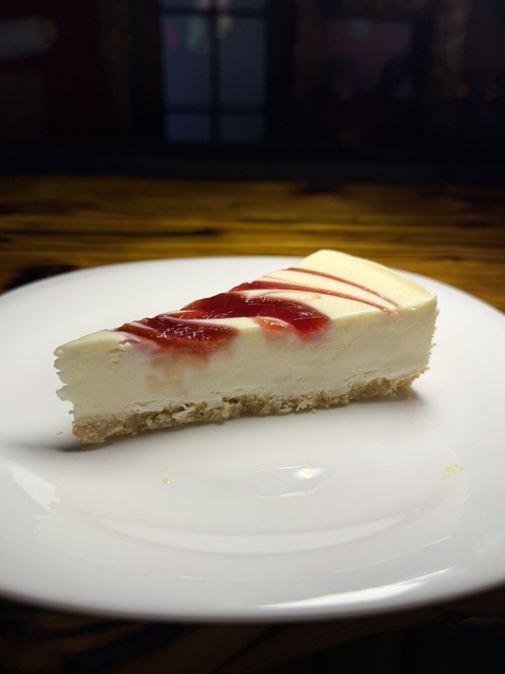 Чизкейк с клубникой