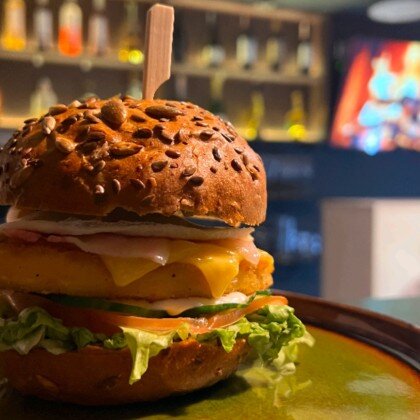 Бургер с курицей