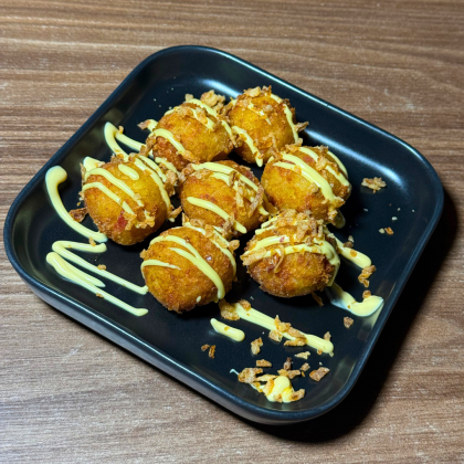 Крокеты с беконом и сыром