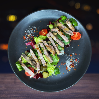 Салат с языком